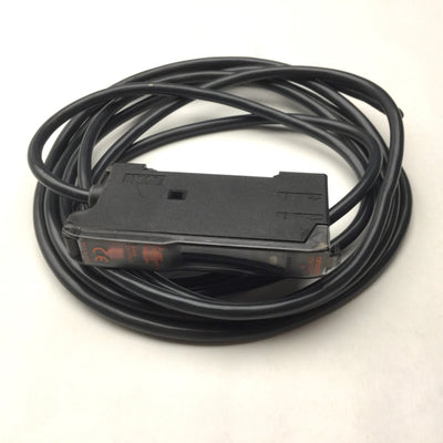 Used Omron E3X-DAB11-N Fiber Optic Sensor Amplifier, Supply: 12-24VDC, Output: NPN