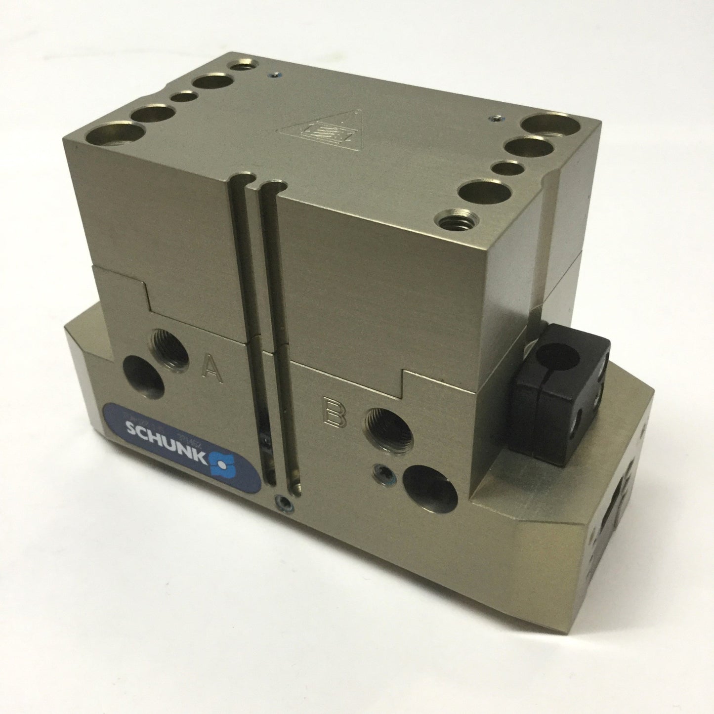 Used SCHUNK PGN+100-1-IS Parallel Gripper, 2-Jaw, 10mm Stroke, 87psi, 965N Force