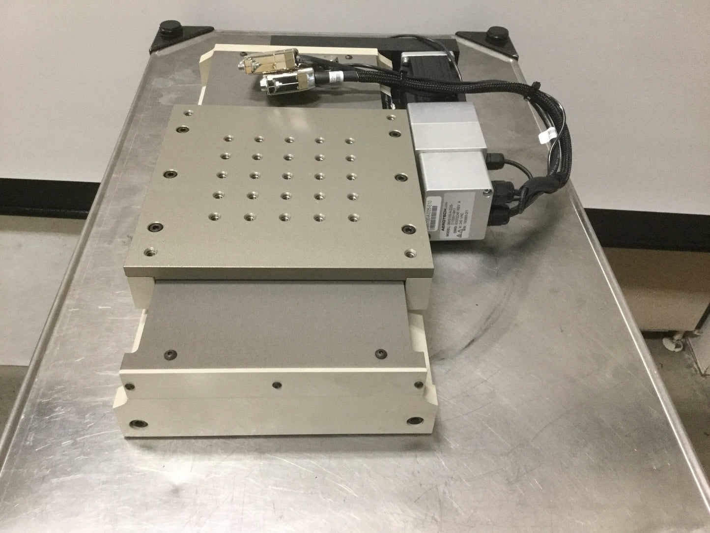 Used Aerotech ATS20015-M-40P Motorized Linear Stage 150mm Travel 4mm/rev BMS100