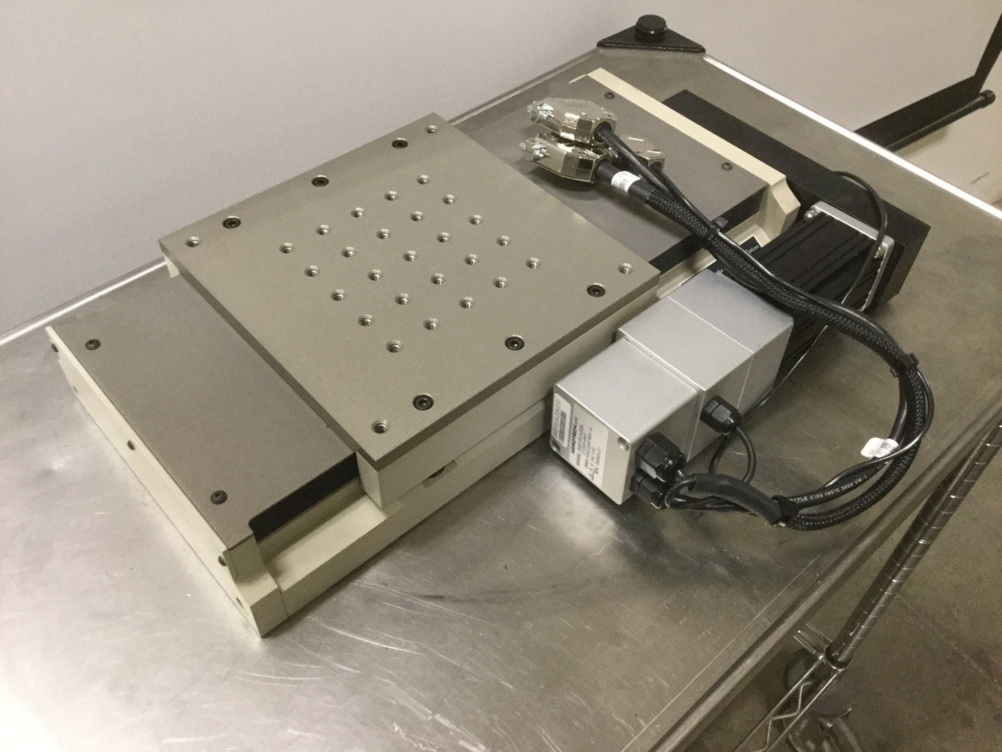Used Aerotech ATS20015-M-40P Motorized Linear Stage 150mm Travel 4mm/rev BMS100