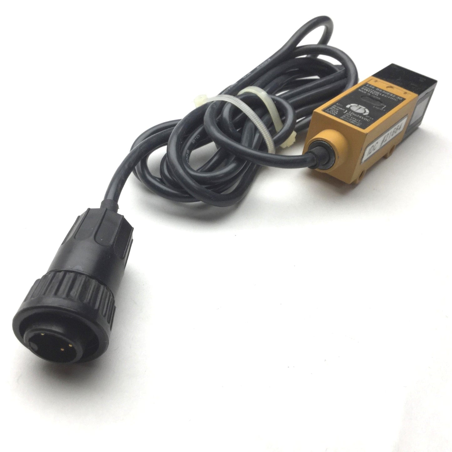Used Omron E3S-RS30E42-30 Photoelectric Sensor, Voltage: 12-24VDC, 30cm Sensing
