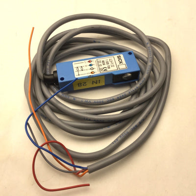Used Sick WL9-P132 Photoelectric Reflex Switch, Sensing Range: 0-2.5m, 10-30VDC
