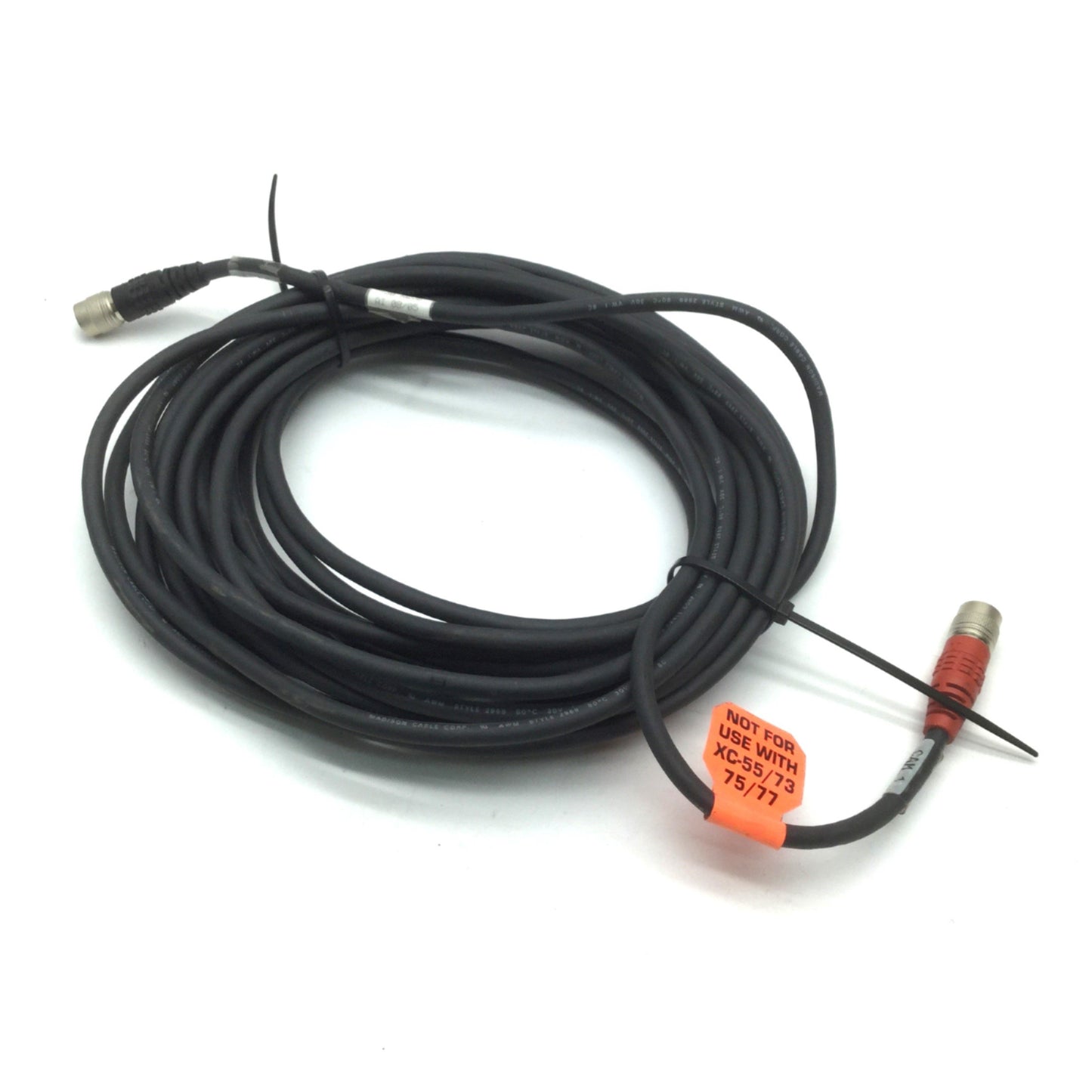 Used Cognex 300-0316-30 Machine Vision XC Camera Cable, Length: 30', 12-Pin Hirose