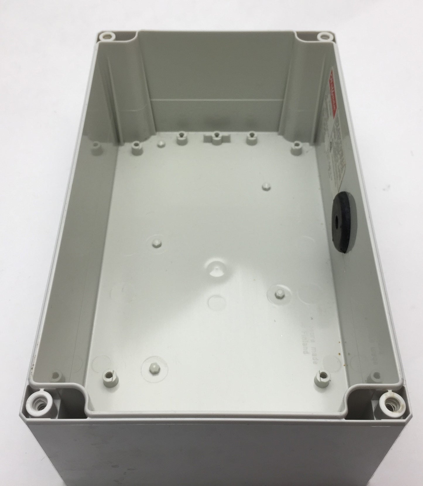 Used Hoffman Q4PBPCDM Pushbutton Enclosure 4-Hole 22.5mm, 200mm x 120mm x 87mm *Holes