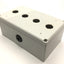 Used Hoffman Q4PBPCDM Pushbutton Enclosure 4-Hole 22.5mm, 200mm x 120mm x 87mm *Holes