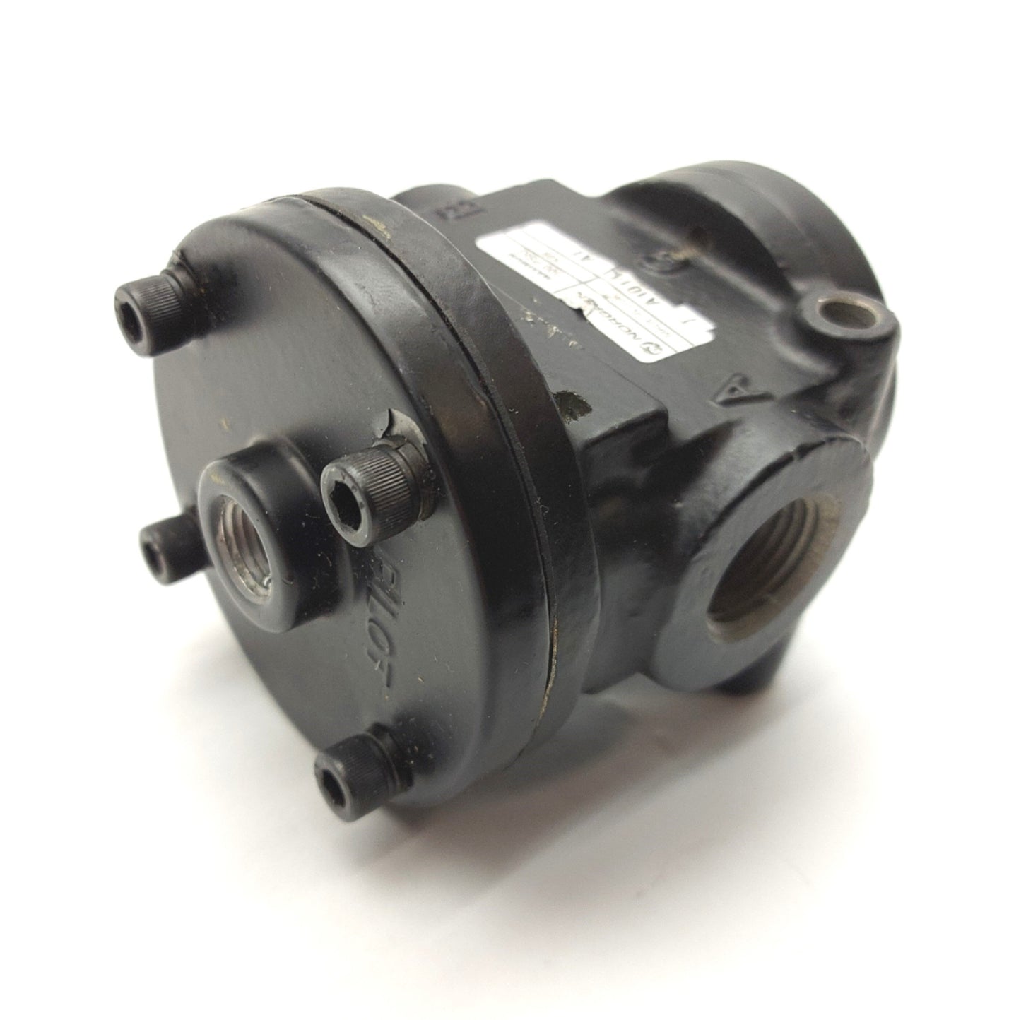 Used NORGREN A1014J-A1 Pilot Actuated Poppet Valve, 2-Way NC, 300PSI, 1/2"NPT