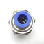 Used Lot of 3 SPC Through-Wall Straight Connector, 3/8" Push Connect Tube Fitting