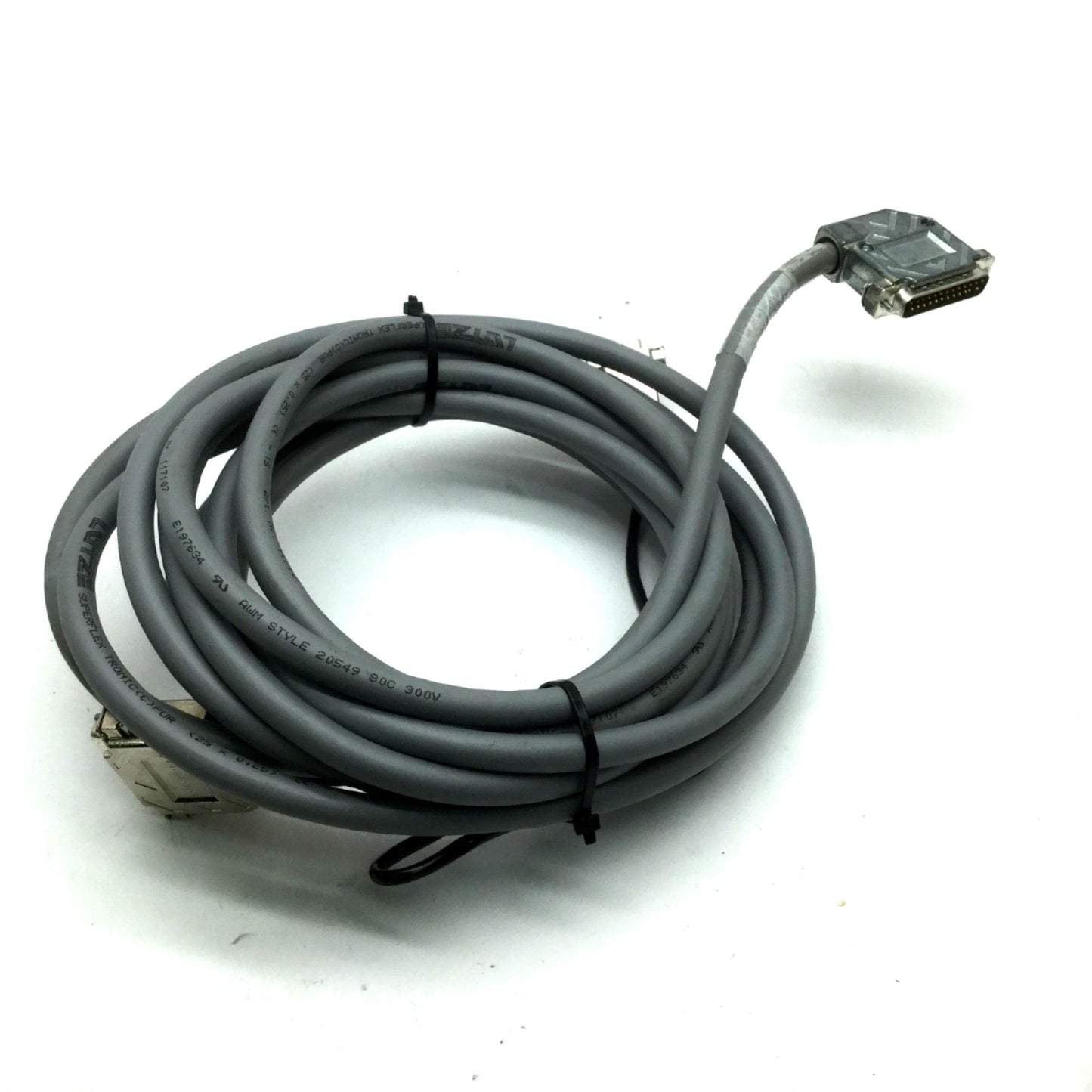Used Aerotech 630D1928-2 Configured Brushless Motor Feedback Cable, Length 17'