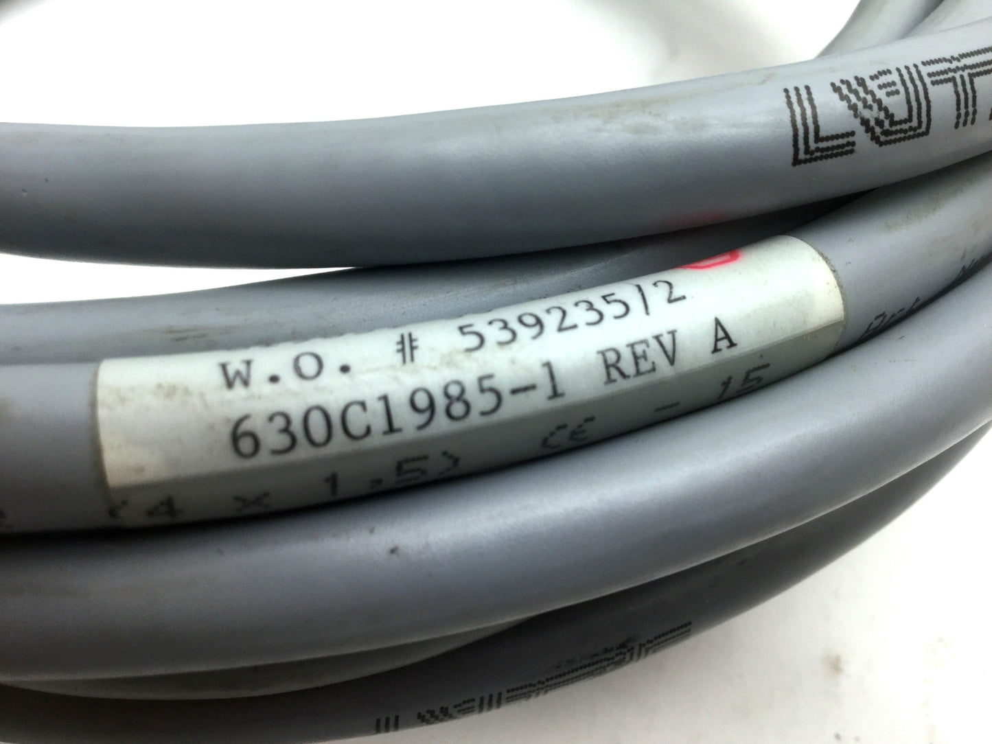 Used Aerotech 630C1985-1 REV A Brushless Motor to Controller Cable, Length: 16.6'