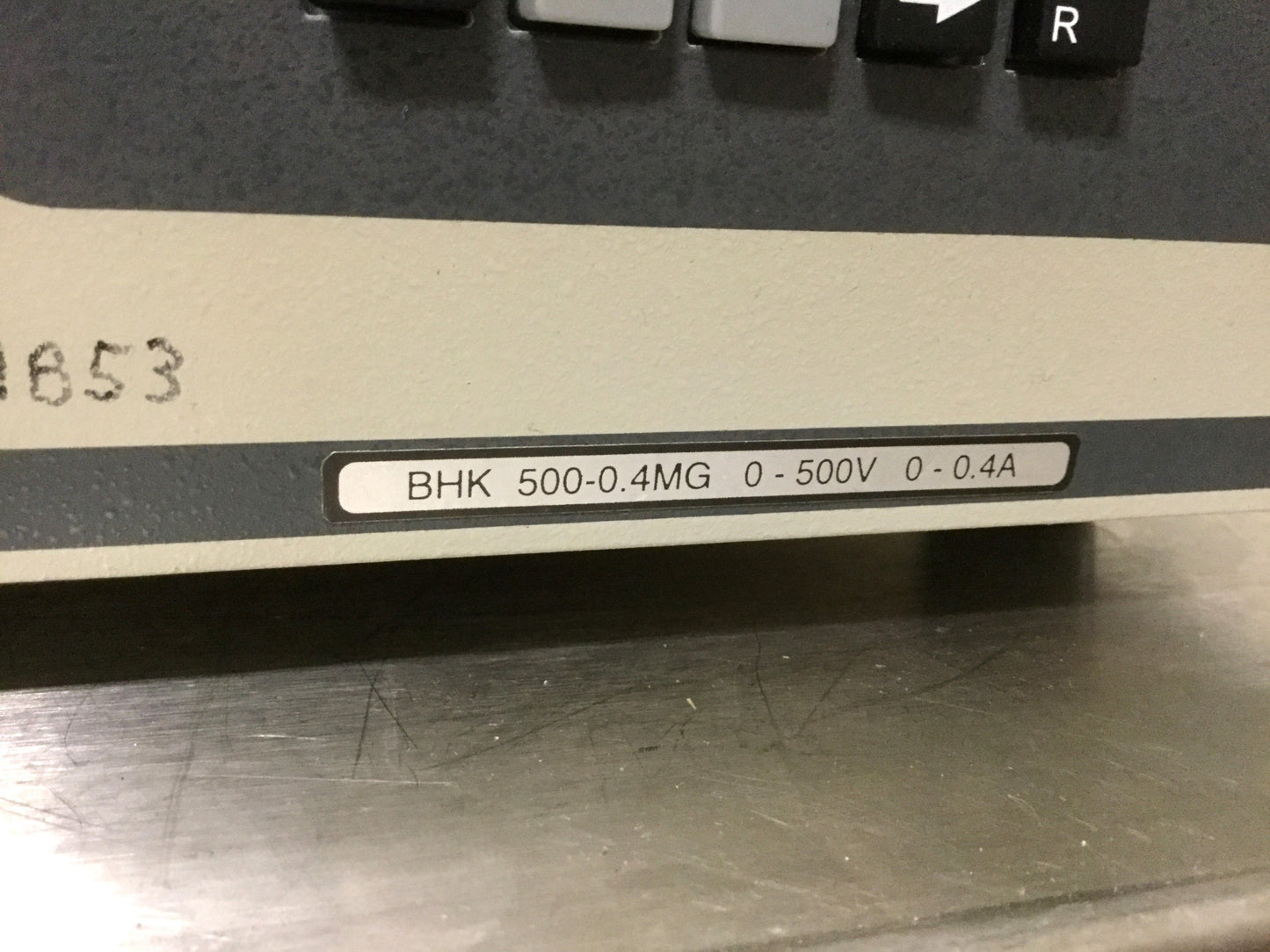 Used Kepco BHK 500-0.4MG DC Power Supply Out: 500V 400mA 200W, In: 115/230VAC 50/60Hz