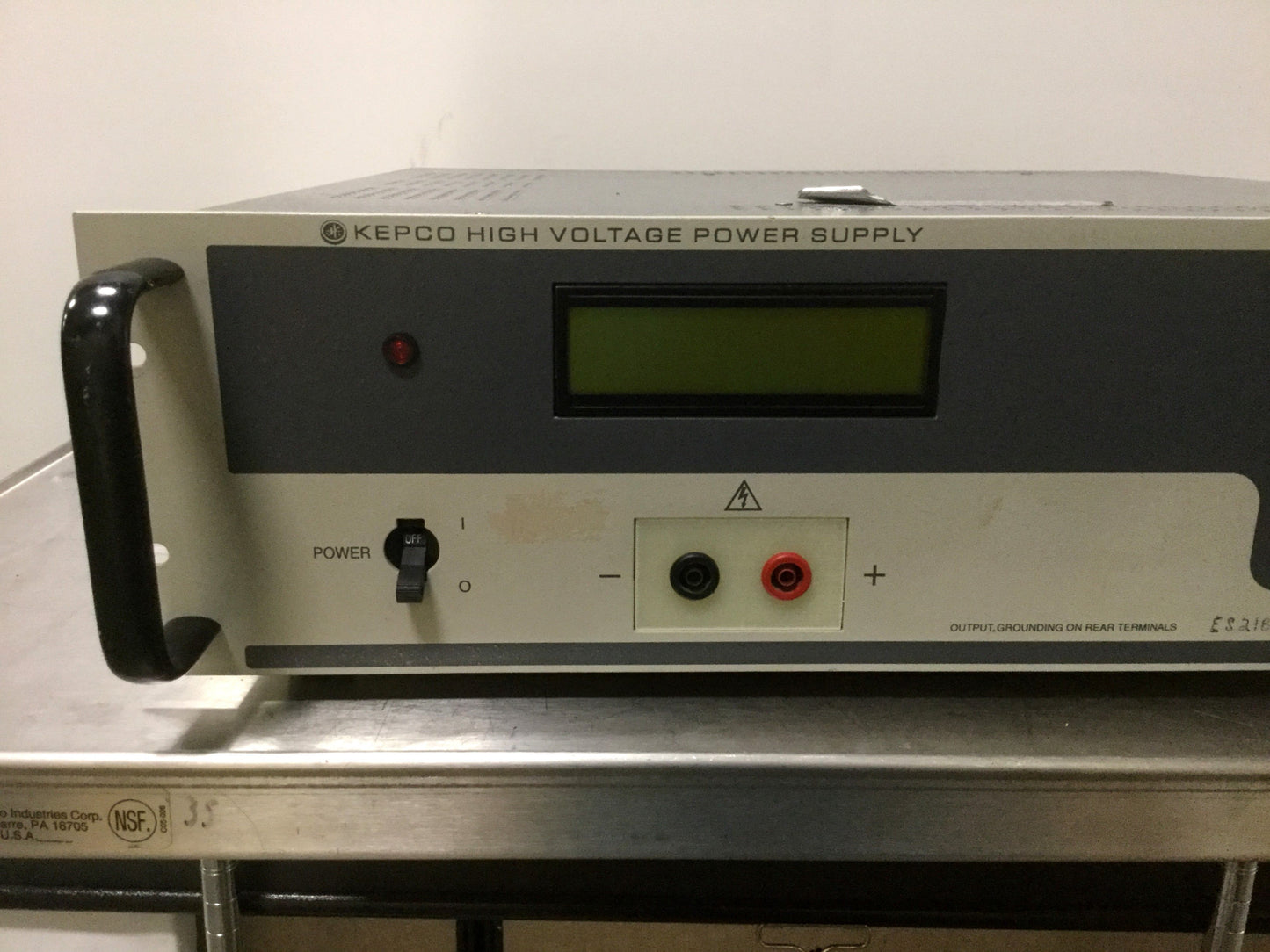 Used Kepco BHK 500-0.4MG DC Power Supply Out: 500V 400mA 200W, In: 115/230VAC 50/60Hz