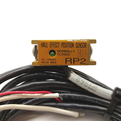 Used Industrial Devices Corp. RP2 Hall Effect Position Sensor NC 9' Long 8-28VDC 40mA