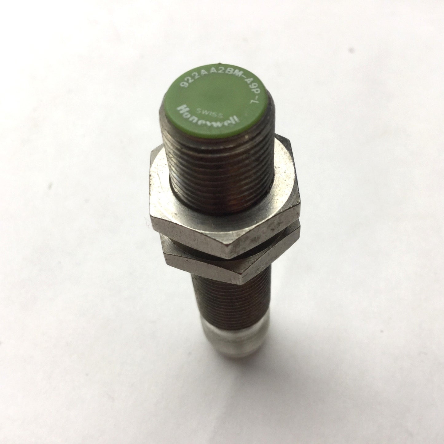 Used Honeywell 922AA2BM-A9P-L Inductive Proximity Sensor N.C. 12mm Diameter