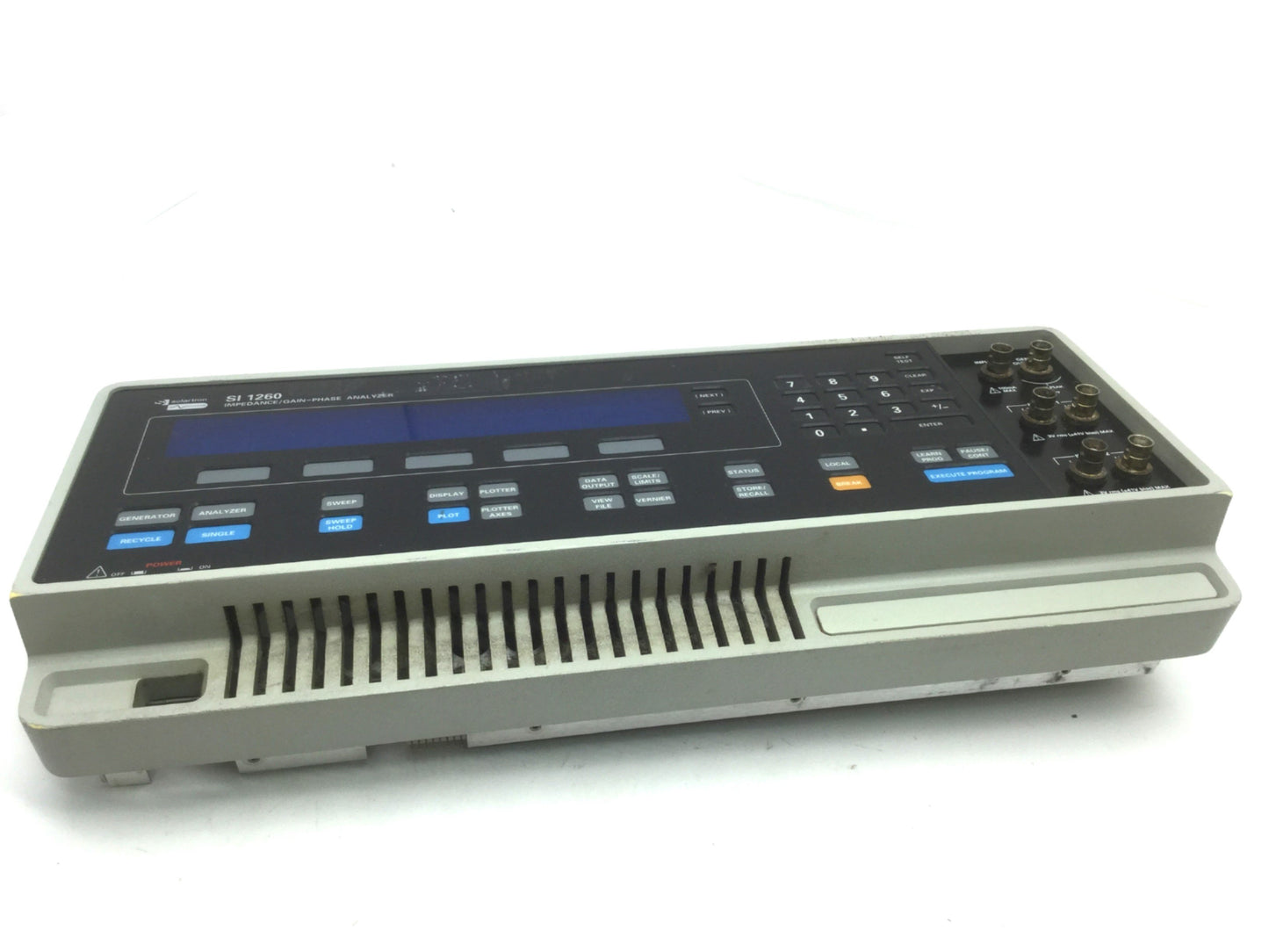 Used Solartron Metrology SI 1260 Impedance Gain/Phase Analyzer Interface Panel