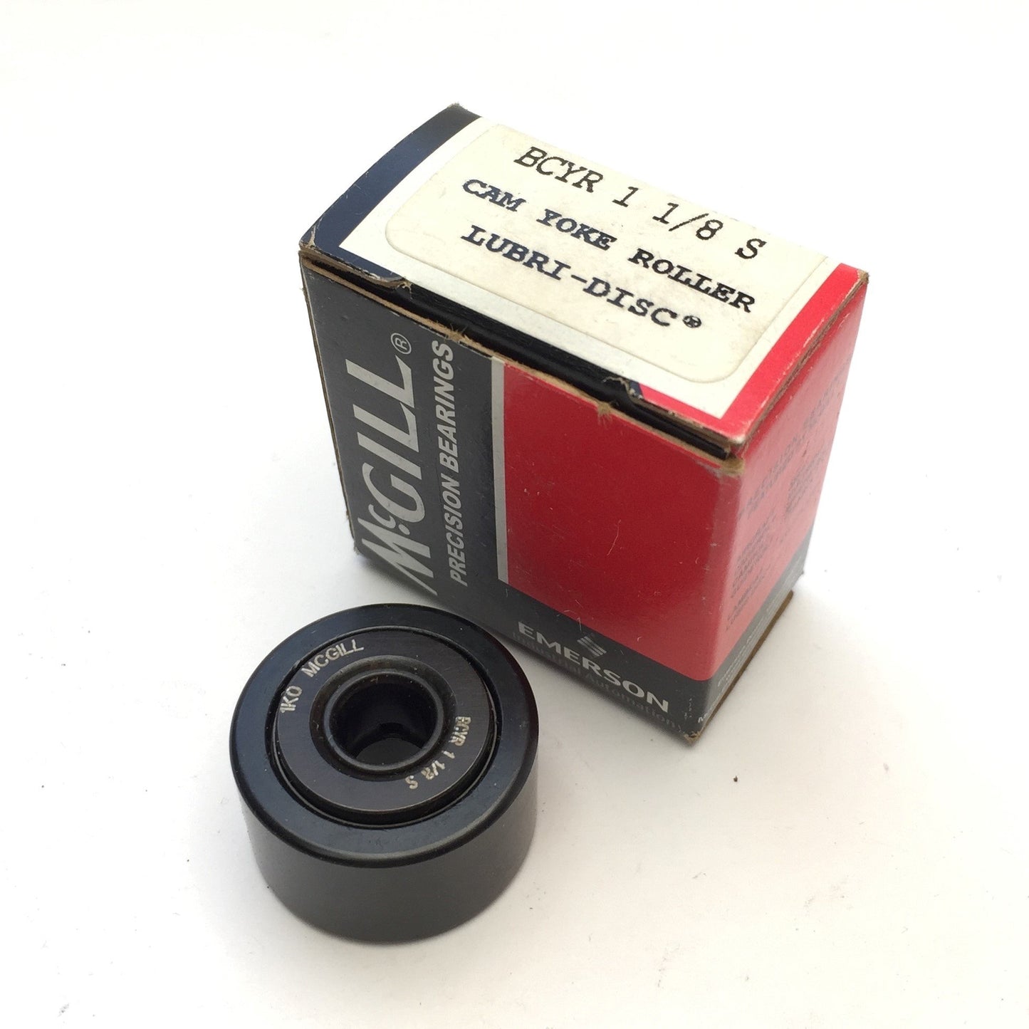 New – Open box McGill BCYR 1-1/8 S Cam Yoke Roller, 1.125" Dia, 0.3125 Bore, 0.625" Width