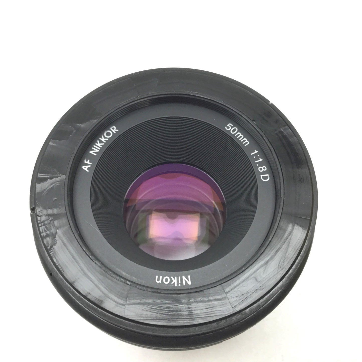 Used Melles Griot 59LGB450 Invaritar F-Mount Lens, Nikon AF Nikkor 50mm 1:1.8 C-Mount