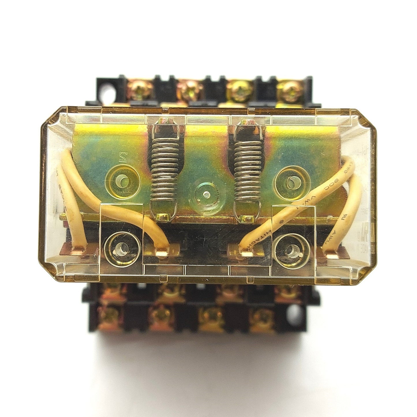 Used Panasonic HG4-DC24V Power Relay, 4PDT, 24VAC Coil, 250VAC 20A Contacts