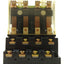 Used Panasonic HG4-DC24V Power Relay, 4PDT, 24VAC Coil, 250VAC 20A Contacts