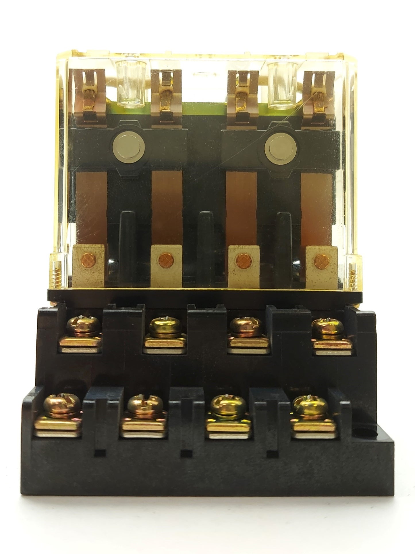 Used Panasonic HG4-DC24V Power Relay, 4PDT, 24VAC Coil, 250VAC 20A Contacts