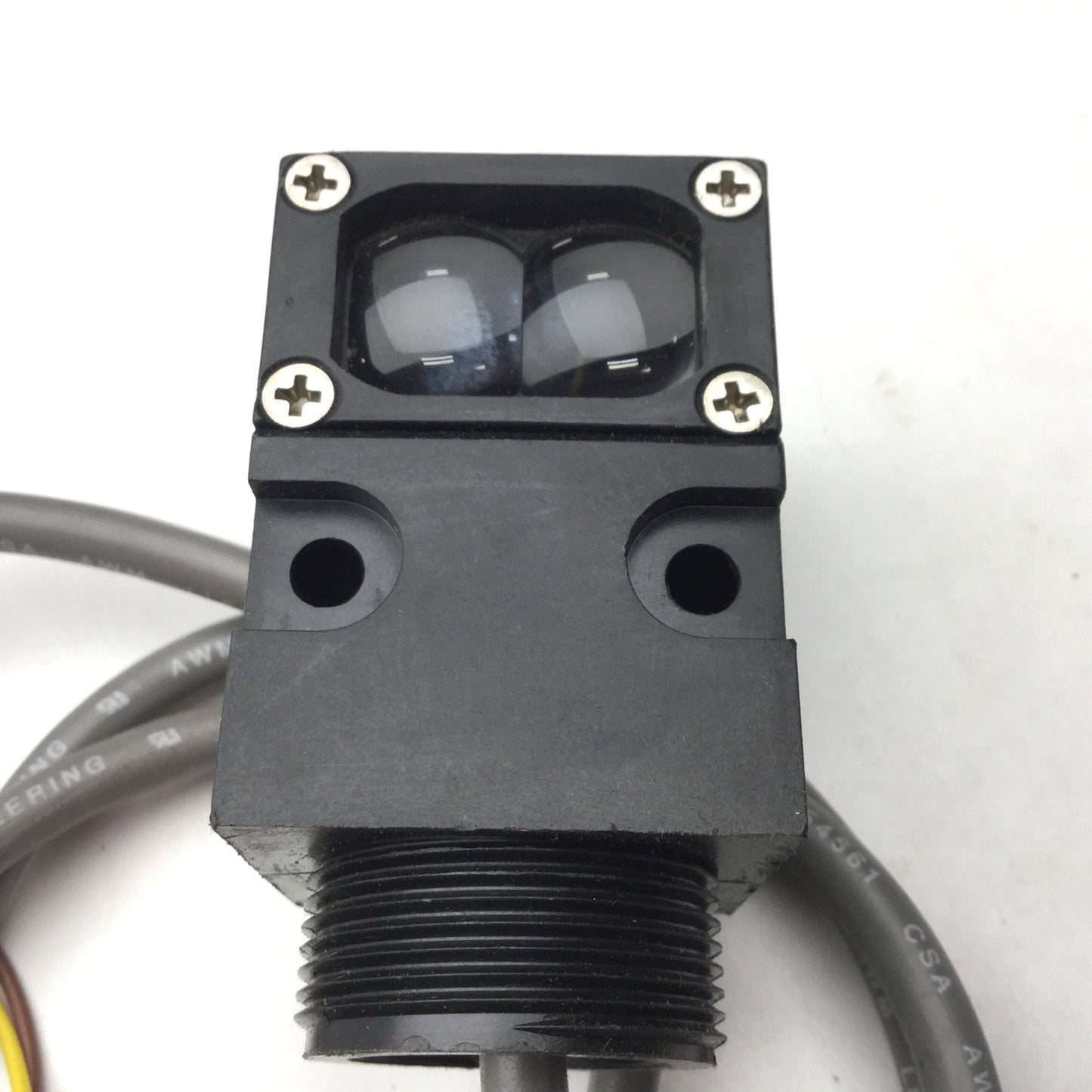 Used Banner SMA912D Valu-Beam Photoelectric Sensor Range: 30", 120VAC, Black Case