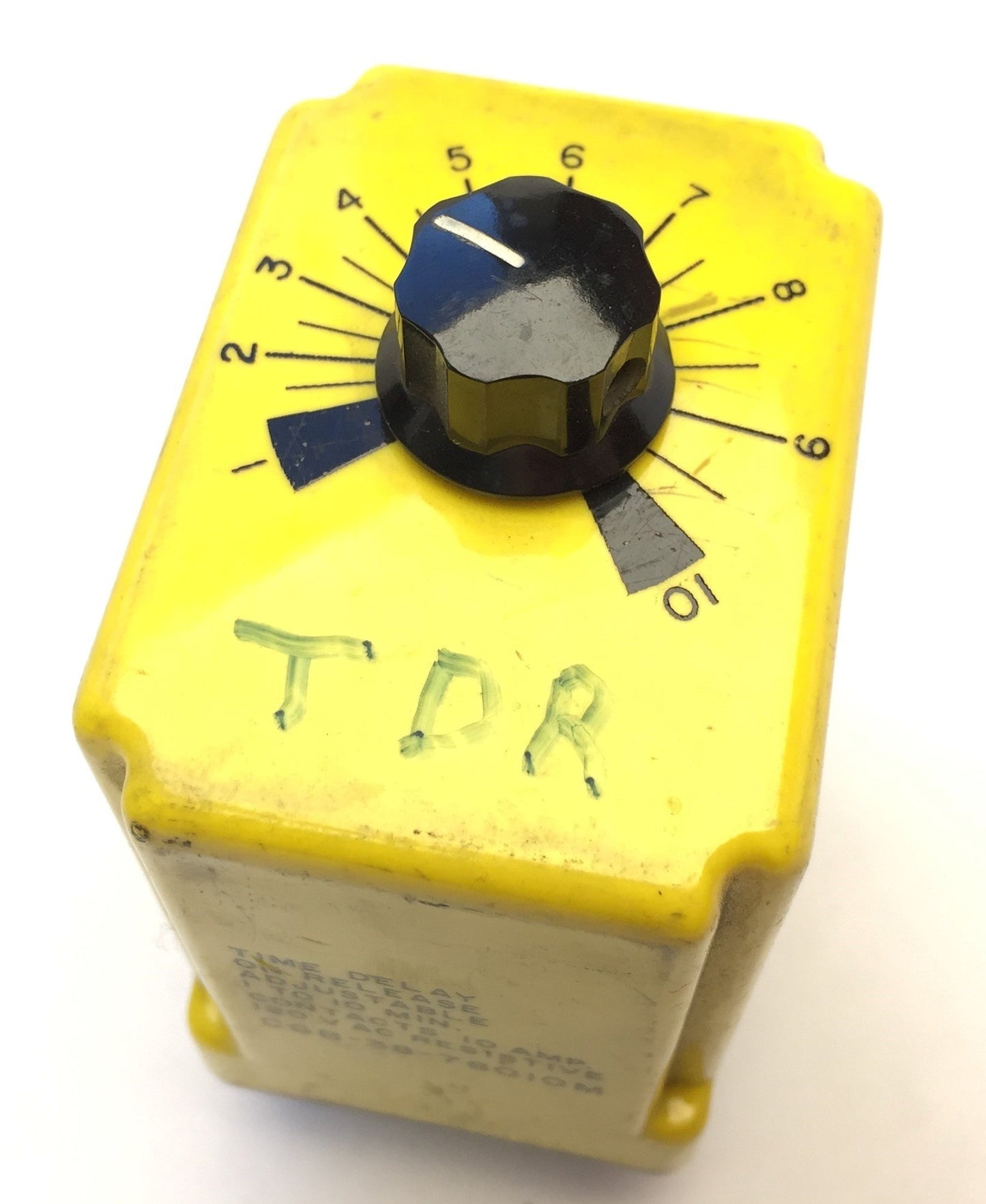 Used Potter & Brumfield CGB-38-78010M Time Delay Relay Adjustable 1 to 10 Min, 120VAC