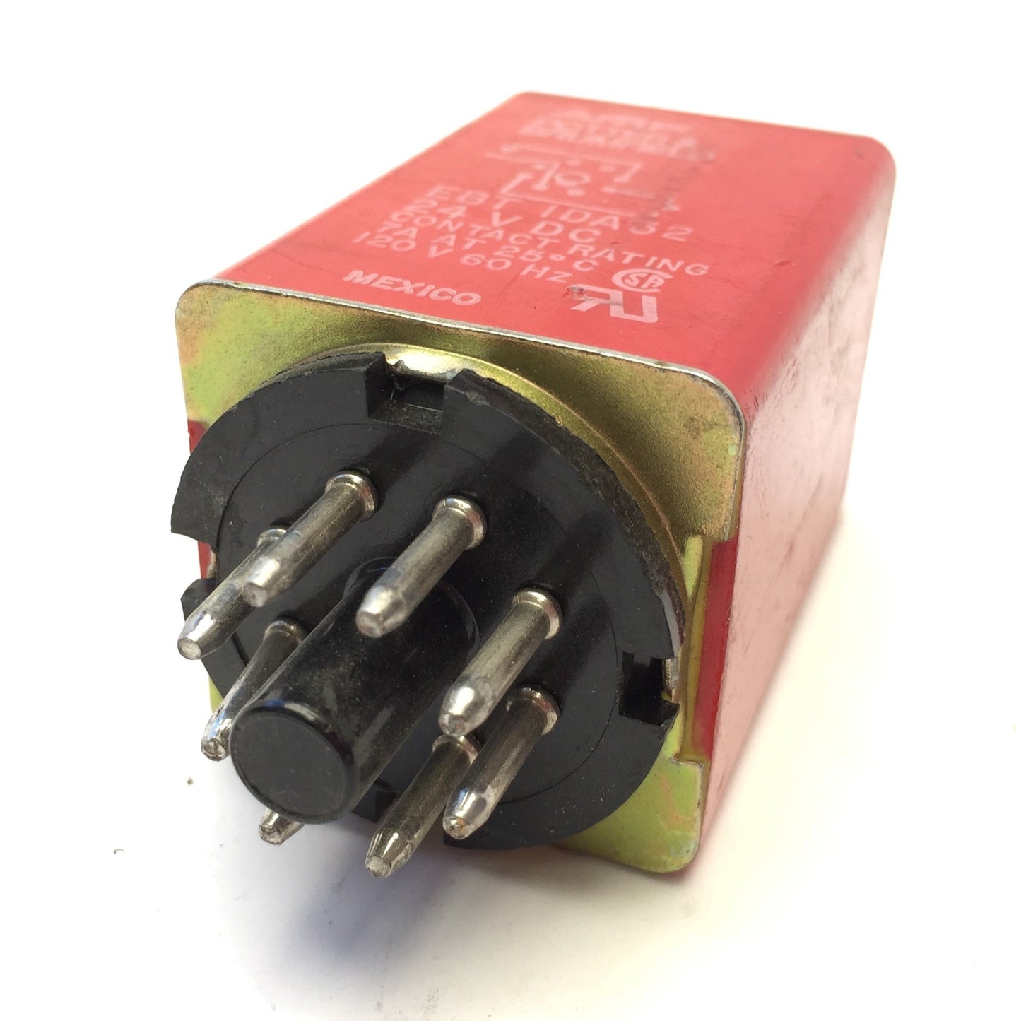 Used Potter & Brumfield EBT IDA52 Relay, Contact Rating: 24VDC, 7A 120V 60Hz, 8-Pin