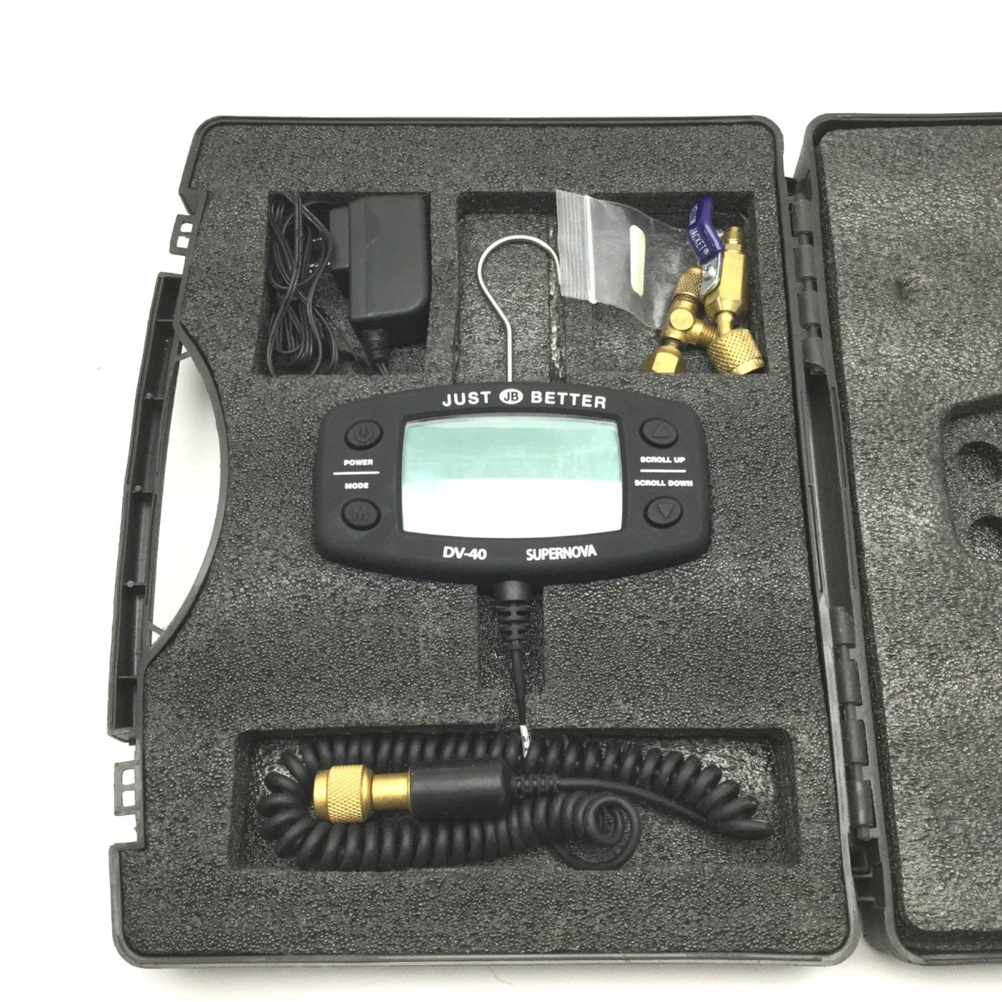 Used JB Industries DV-40 SUPERNOVA Digital Vacuum Gauge 12,000-10 Microns, 5' Cord