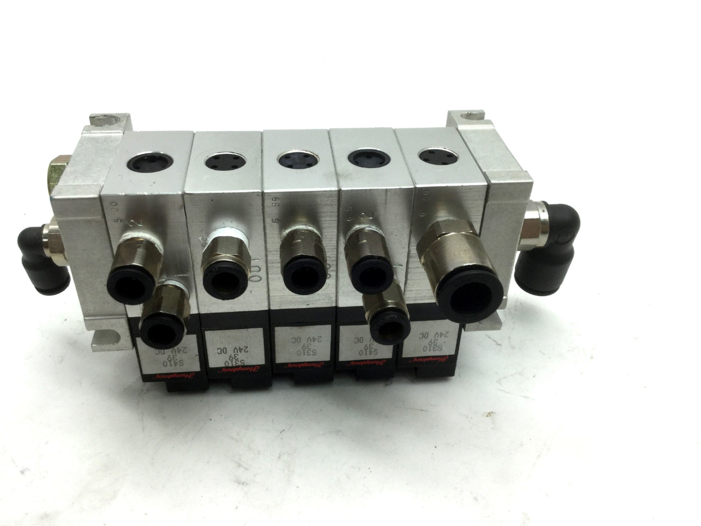 Used Humphrey Solenoid Pneumatic Valves 3x S310 & 2x410, Voltage: 24VDC, 125 PSI
