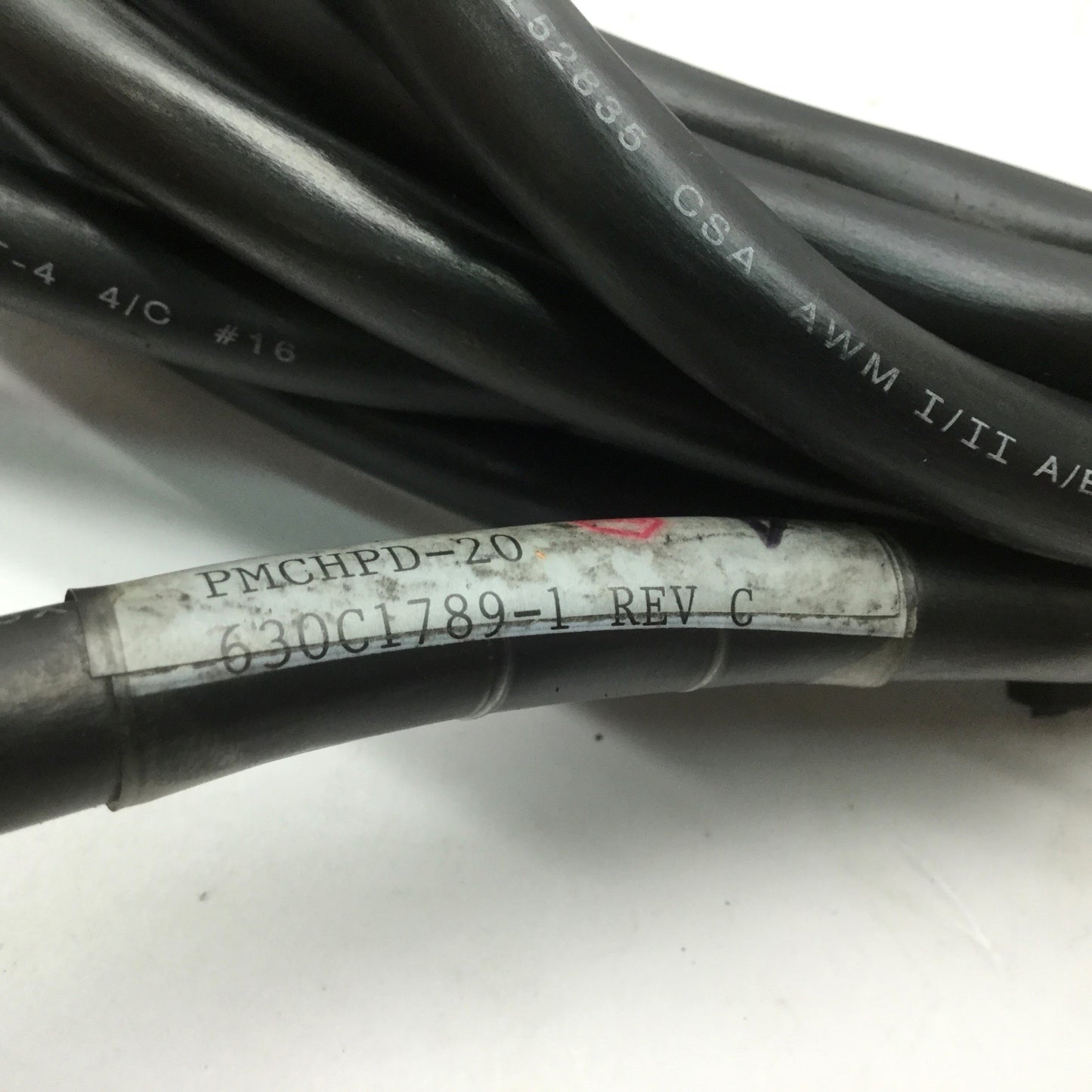 Used Aerotech 630C1789-1 Rev C PMCHPD-15 Brushless Servo Motor Power Cable 16ft