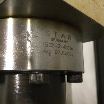Used Star 1512-2-8014 Linear Ball Screw Assembly, Screw: 2.69m x 24mm Diameter