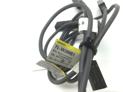 Used Lot of 3 Omron TL-W3MB2 Inductive Proximity Switch/Sensor, Voltage: 12-24VDC PNP