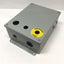 Used Hoffman A1008SC Electrical Steel Enclosure Screw Cover Junction Box 10"x 8" x 4"