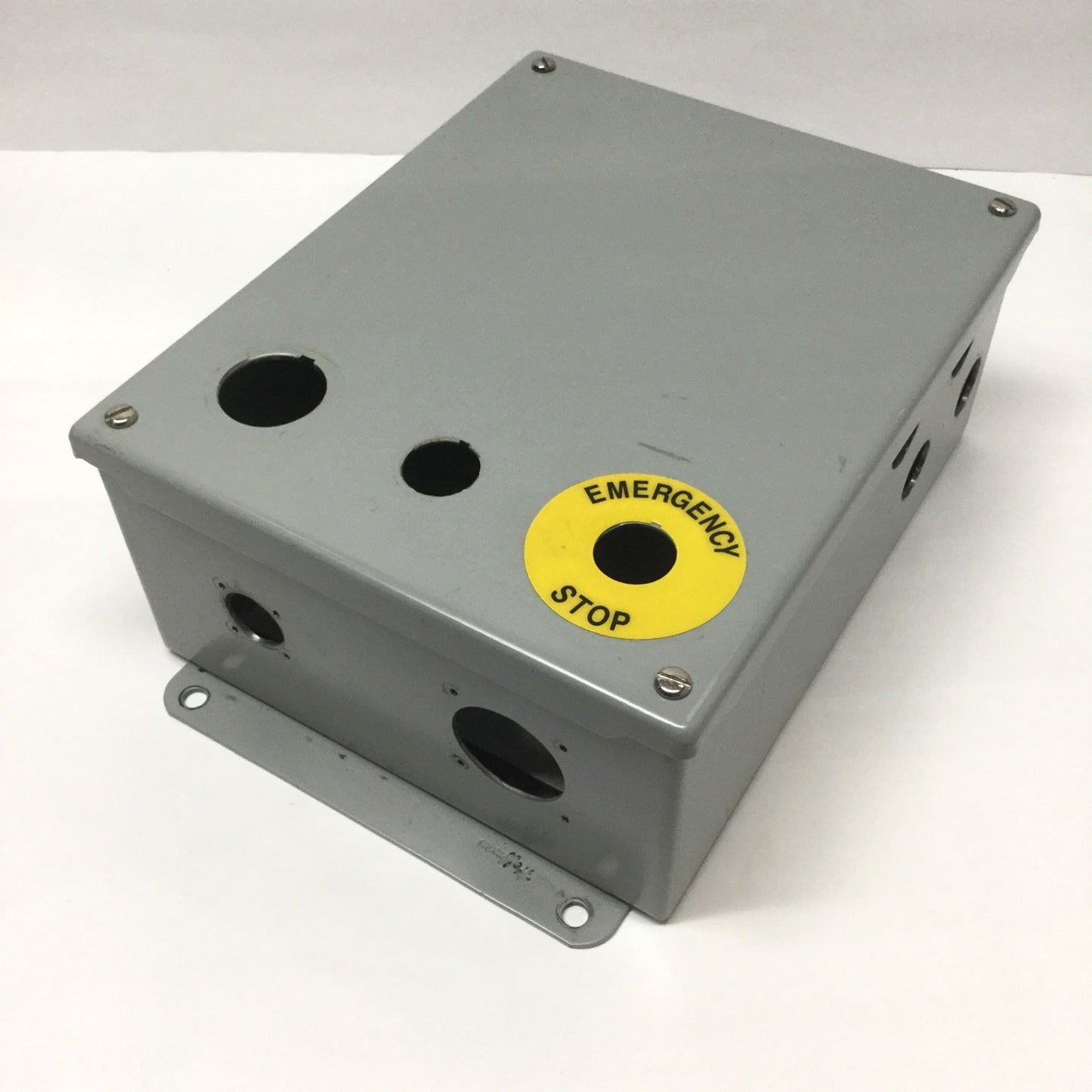 Used Hoffman A1008SC Electrical Steel Enclosure Screw Cover Junction Box 10"x 8" x 4"