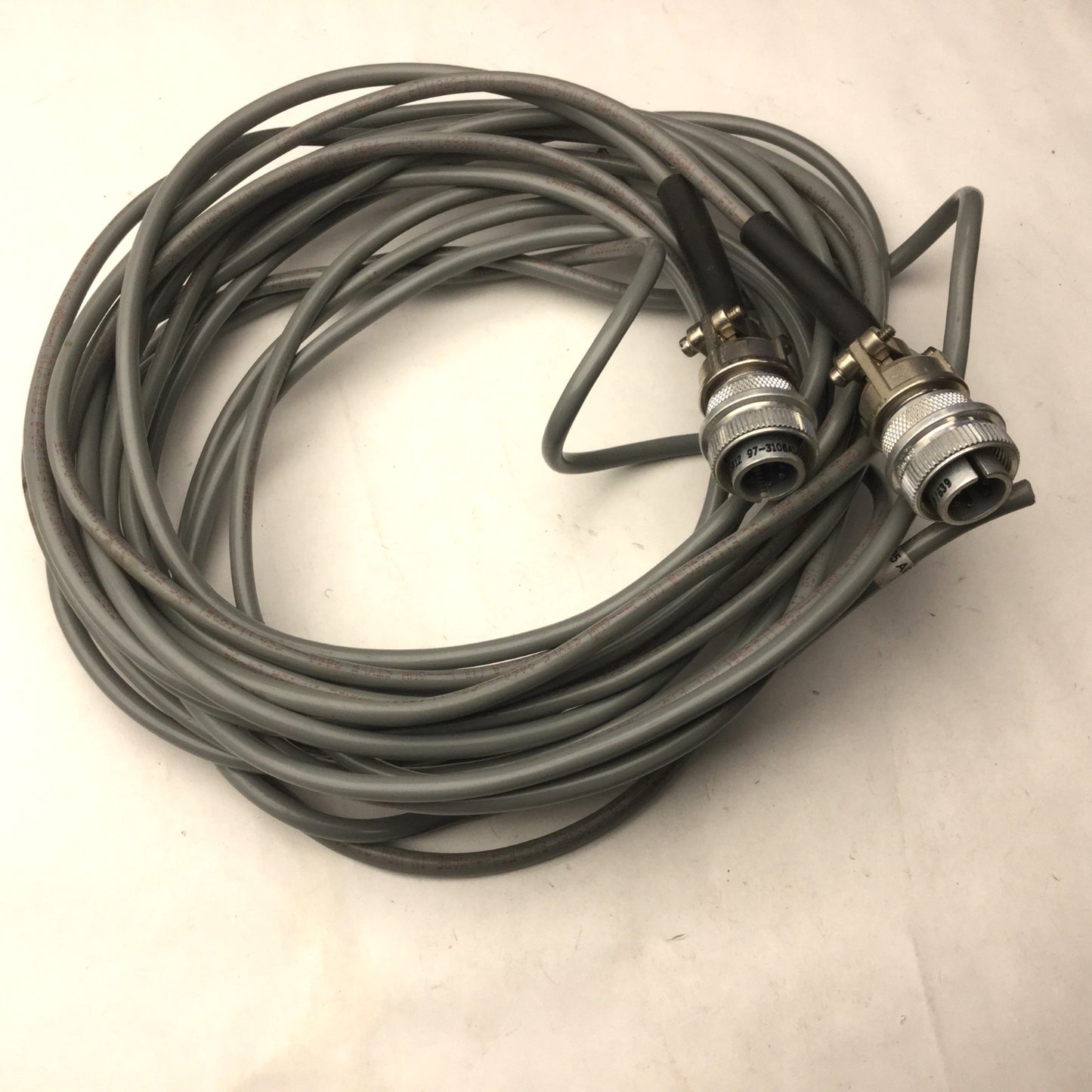 Used PPT Vision 431-0265-05 AG Rev A Connector Cable Cord, 6-Pin To Flying Leads, 15'