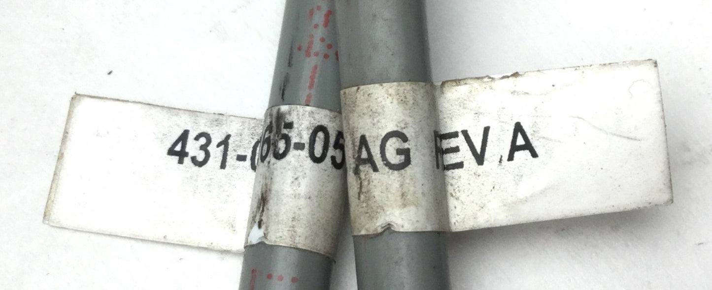 Used PPT Vision 431-0265-05 AG Rev A Connector Cable Cord, 6-Pin To Flying Leads, 15'