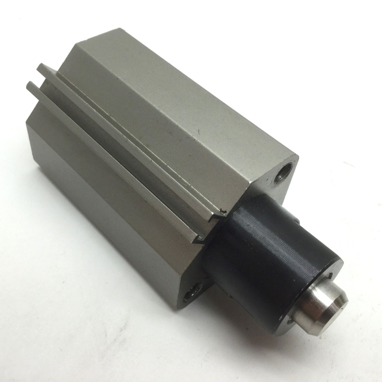 Used SMC RSQA20-20D-XC18 Compact Stopper Cylinder Bore: 20mm Ports: 1/8" Rc, Magnet