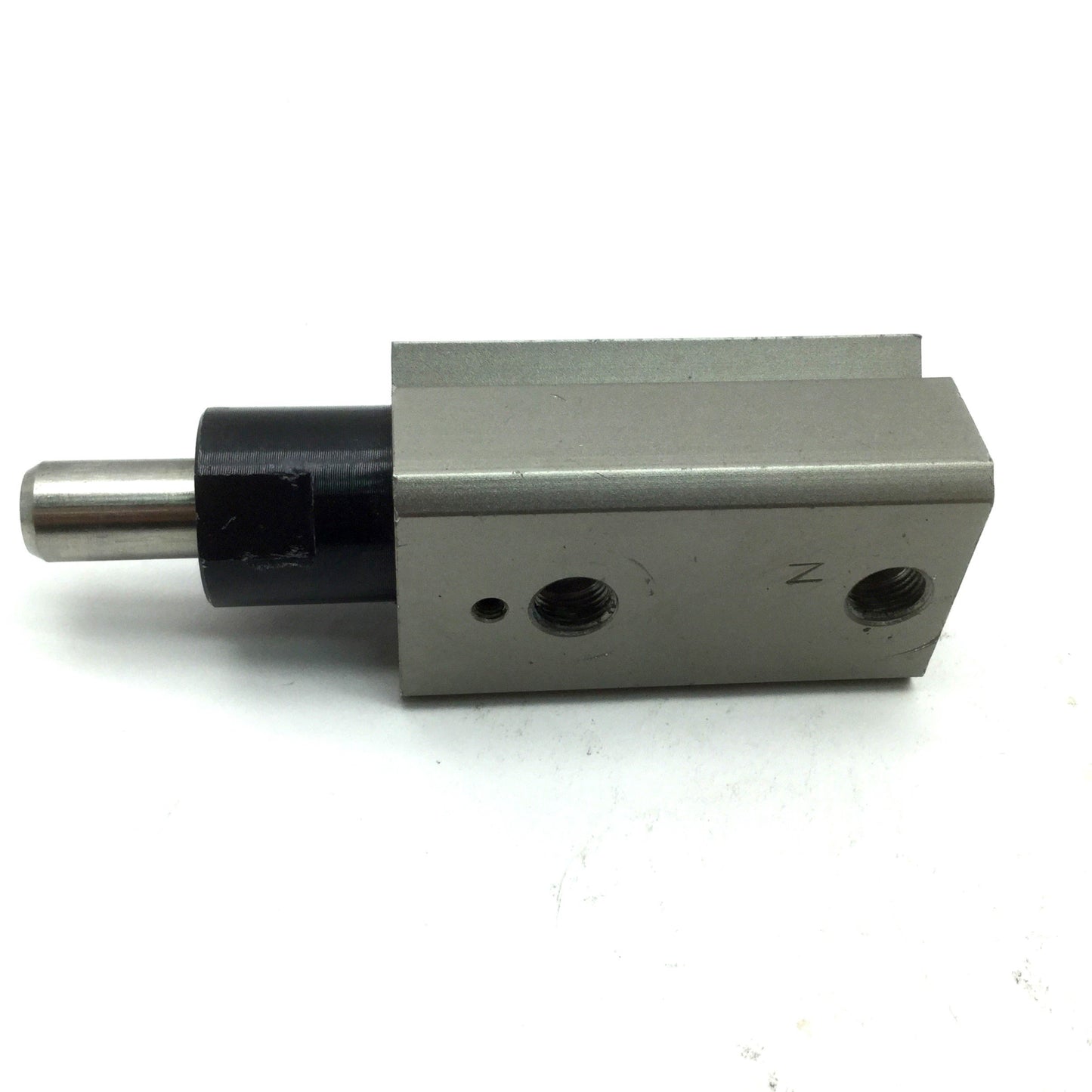 Used SMC RSQA20-20D-XC18 Compact Stopper Cylinder Bore: 20mm Ports: 1/8" Rc, Magnet