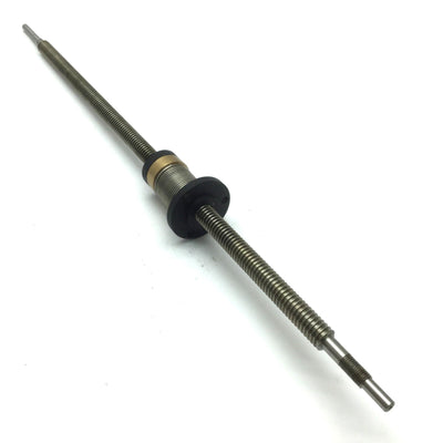 Used Linear Lead Screw With Anti Backlash Nut Right Hand, Travel: 13.75" Lead: 0.1"