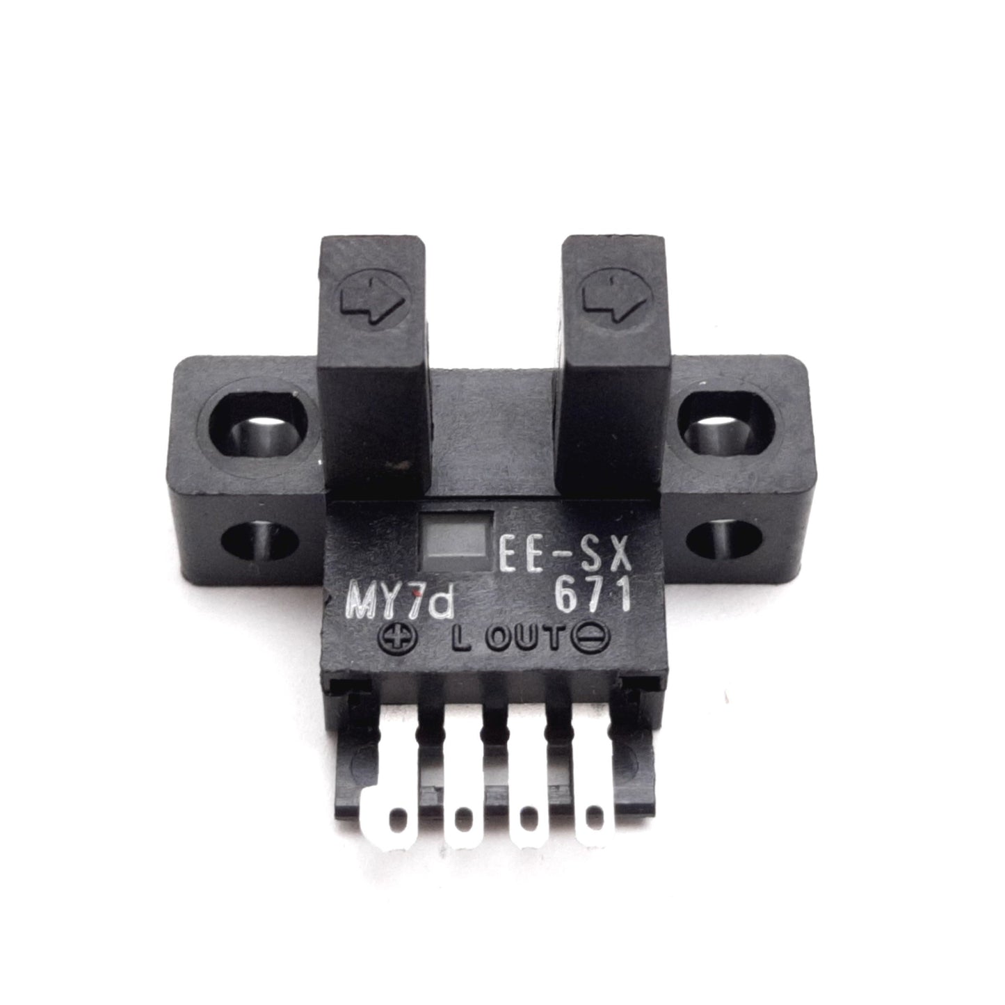 Used Lot of 3 Omron EE-SX671 Photomicro Slot Sensor, 5mm Slot, 5-24VDC, 12mA