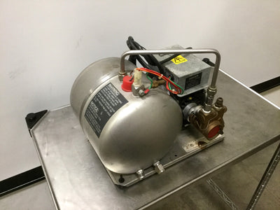 Used Cornelius CARB LARGE RESV Fountain Beverage Carbonator Pump & Motor 452R 220VAC