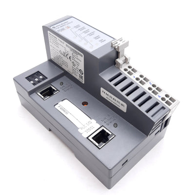 Used Allen Bradley 1734-AENTR 2-Port EtherNet/IP Adapter RJ45, 24VDC 10A IN, 5VDC OUT