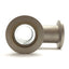 Used Veeco 3-Way Vacuum Tee Fitting, 3x KF25, Stainless Steel, 4 x 2 3/4 x 1 1/2"