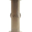 Used Veeco 3-Way Vacuum Tee Fitting, 3x KF25, Stainless Steel, 4 x 2 3/4 x 1 1/2"