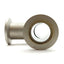 Used Veeco 3-Way Vacuum Tee Fitting, 3x KF25, Stainless Steel, 4 x 2 3/4 x 1 1/2"