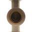 Used Veeco 3-Way Vacuum Tee Fitting, 3x KF25, Stainless Steel, 4 x 2 3/4 x 1 1/2"