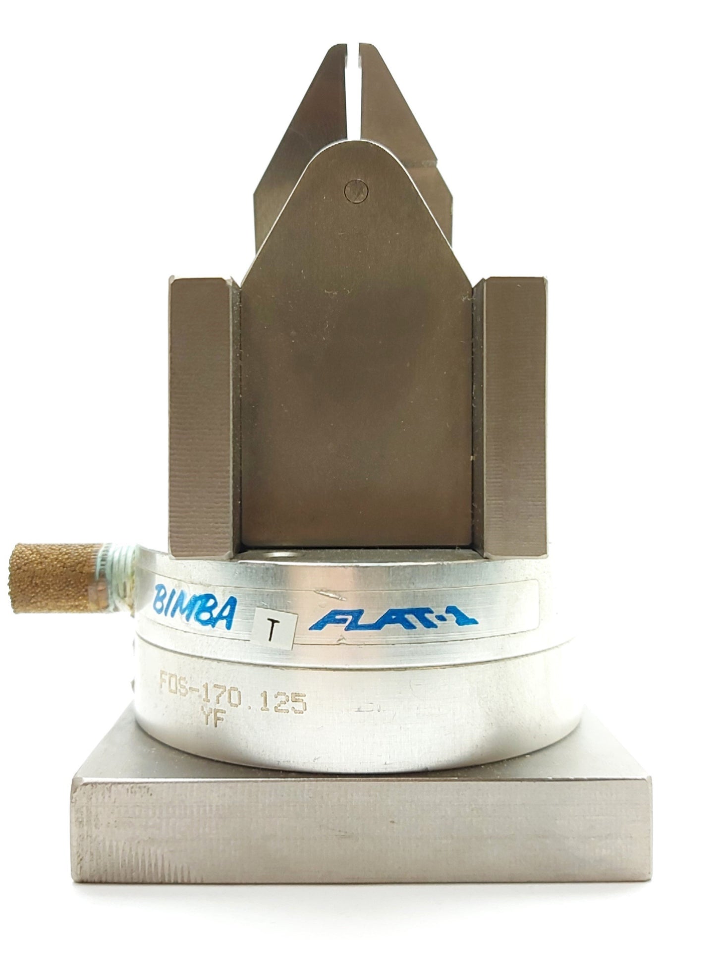 Used Custom Pneumatic Angular Gripper, 2-Finger, 1.5mm Jaw Opening, G1/8", 200PSI