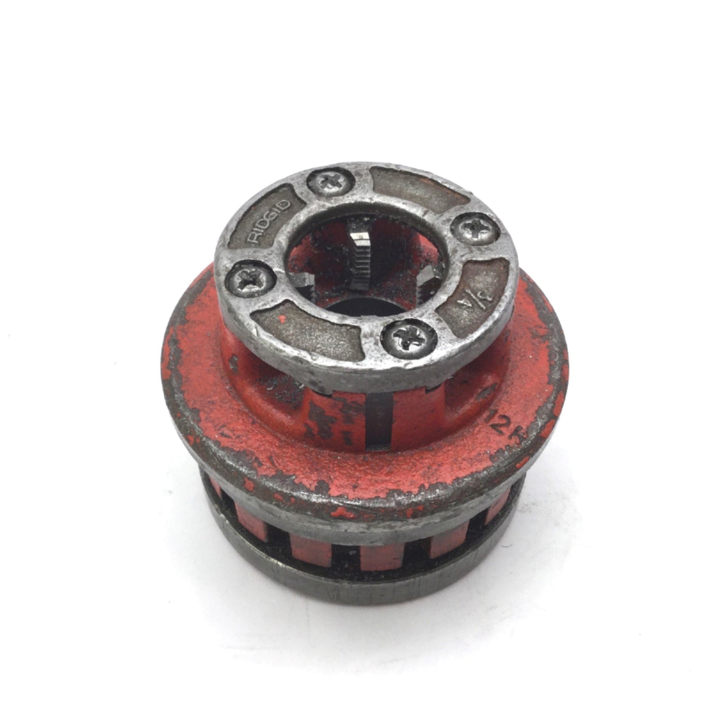 Used RIDGID 37395 3/4" NPT RH Alloy Die Head For 12-R Manual Pipe Threader