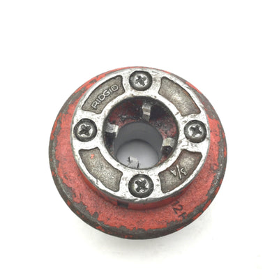 Used RIDGID 37395 3/4" NPT RH Alloy Die Head For 12-R Manual Pipe Threader