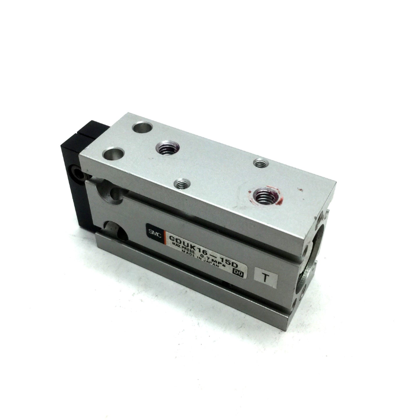 Used SMC CDUK16-15D Non-Rotating Compact Cylinder Bore 16mm Stroke 15mm Magnet