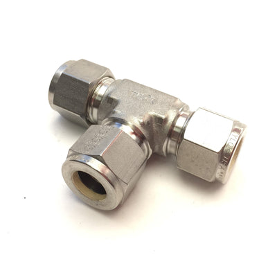 New – Open box Tylok SS-8-DTTT-8 CBC-Lok 1/2" OD Tube Double Ferrule Stainless Steel Tee Union